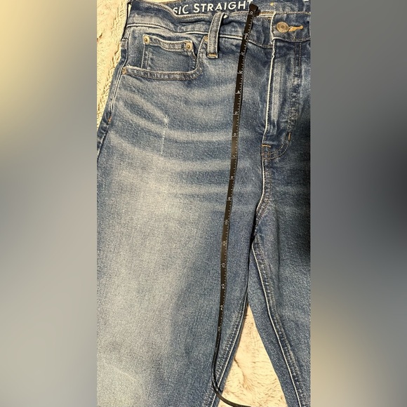 J. Crew Distressed Ripped Straight Leg Jeans Size 28T - Picture 9 of 13